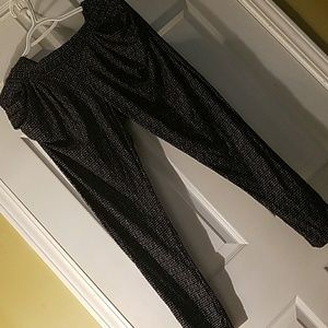 S/M black soft stretchy pants with pockets